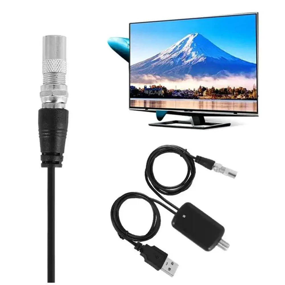 HDTV Antenna Amplifier – 200 Mile Indoor/Outdoor Signal Booster