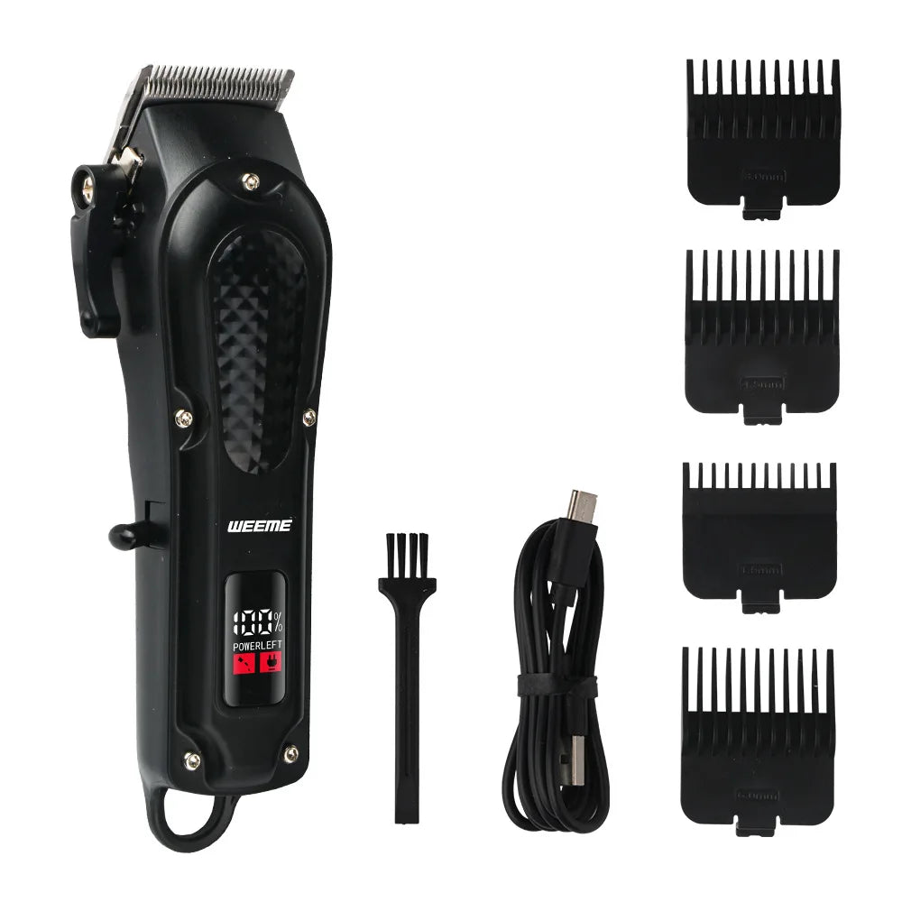 WEEME 806-HW Electric Hair Clipper UBS Rechargeable Cordless Beard Trimmer Men Powerful Electric Hair Clipper Trimming Tool Oasis Select