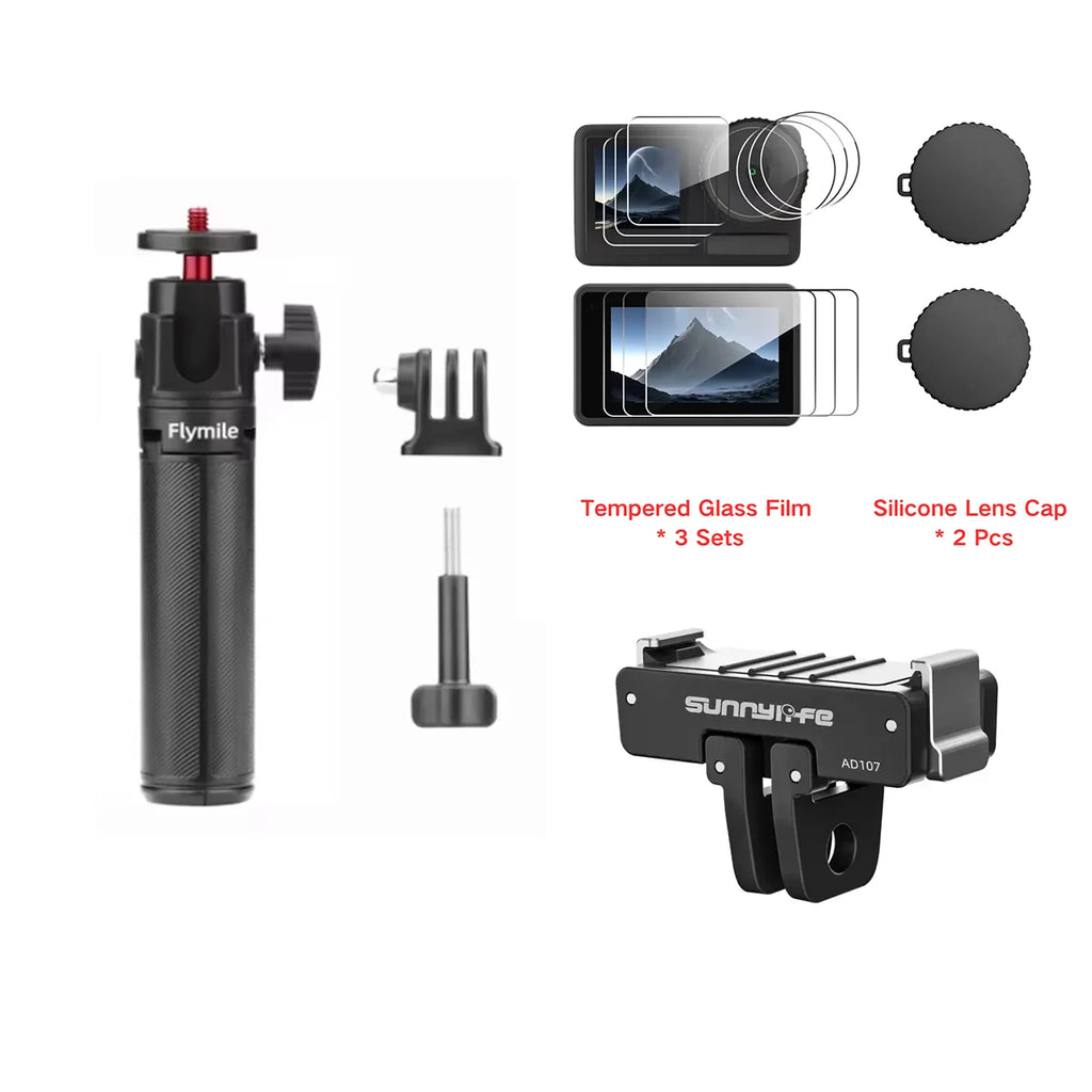 Desktop Selfie Stick & Tripod Extension Pole for DJI Action 6