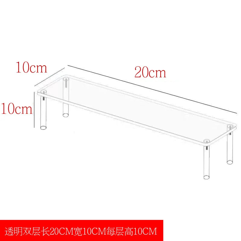 Acrylic Multi-Layer Display Rack for Figurines, Dolls & Toys