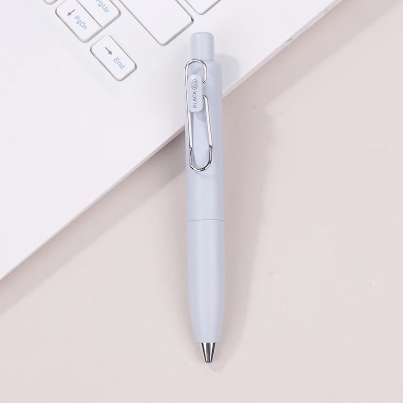 0.5mm Small Thick Core Fat Mini Pocket Pen Neutral Quick Dry Waterproof Uniball One Push Portable Oasis Select A8