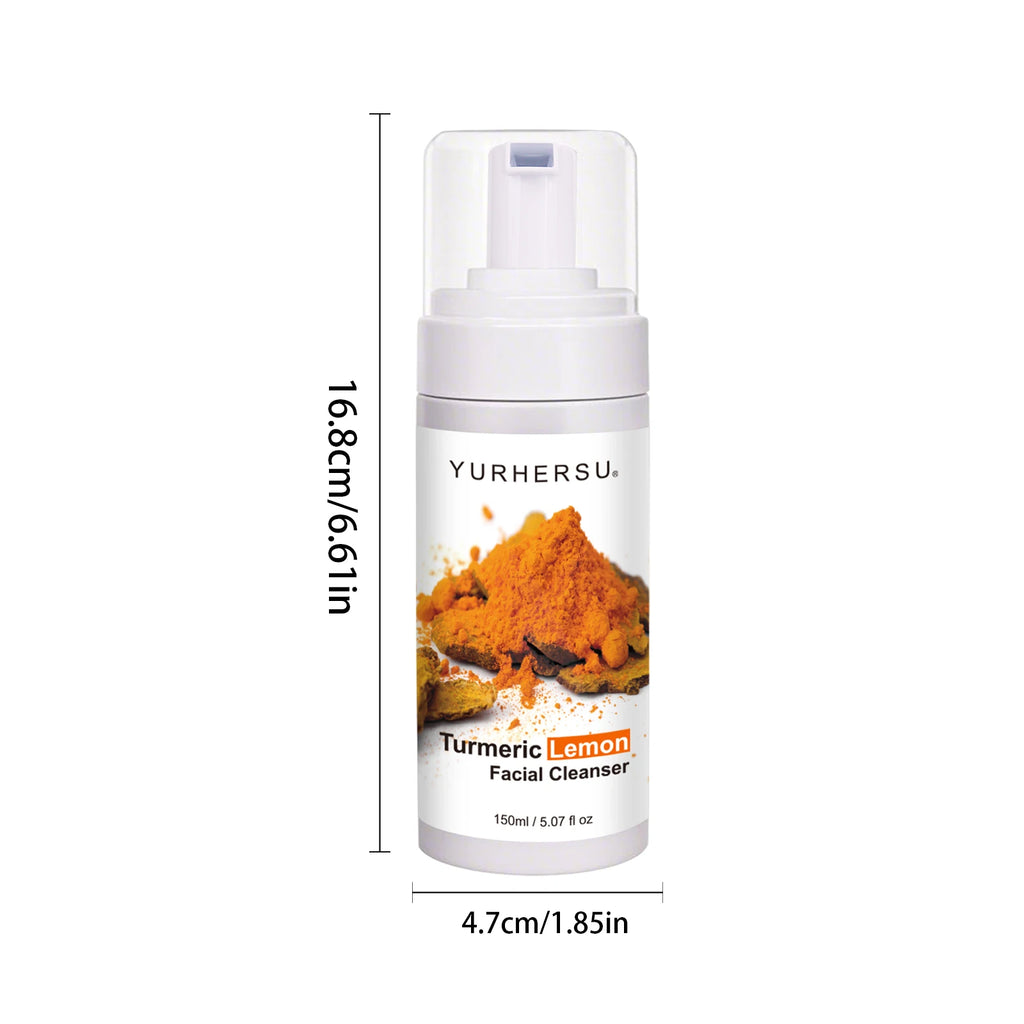 Turmeric Foam Facial Cleanser – Brightening Face Wash 150ml Foam Facial Cleanser Oasis Select