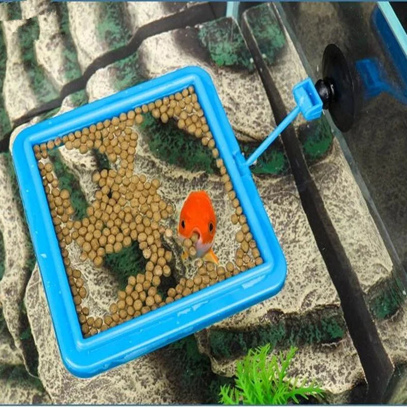 Aquarium Suction Cup Feeder Fish Tank Ring Feeder Fish Tank Station Floating Food Tray Feeder Fish Tank Accessory aquarium Oasis Select