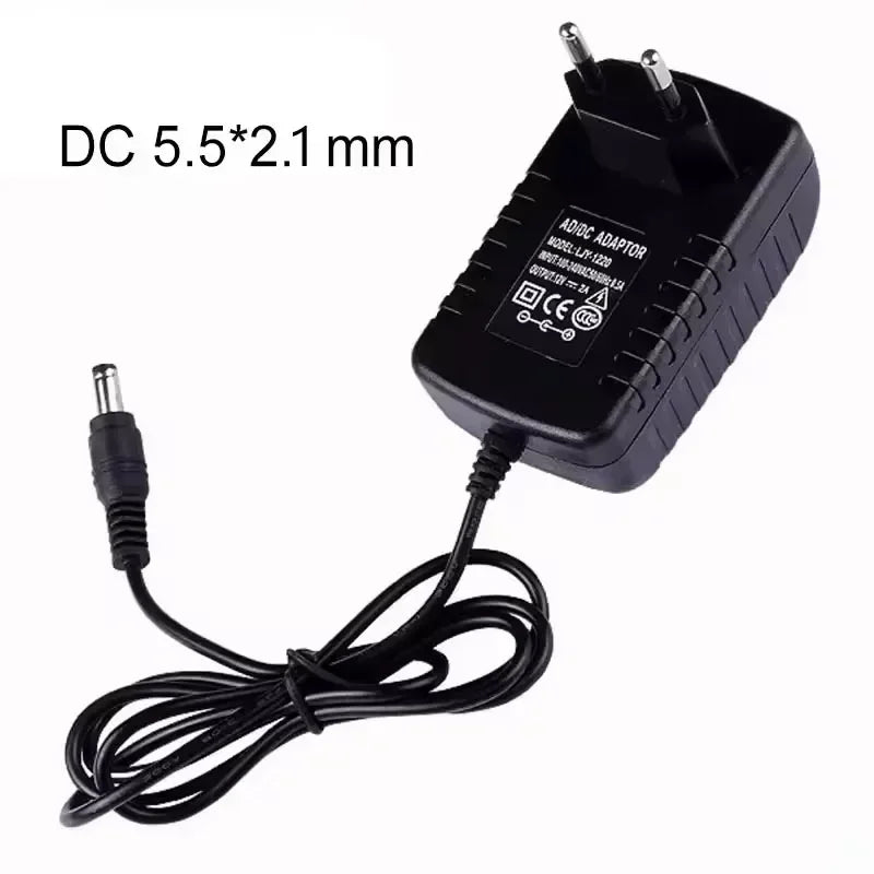 12Volt LED Power Adapter AC 110V-220V To DC 12V Power Supply Transformer 1A 2A 3A EU US Converter Adaptor For Led Light Strips Oasis Select