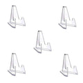 1-20pcs Clear Acrylic Coin Display Stand Holders Easel Card Commemorative Challenge Capsule Medal Support Racks Oasis Select 5pcs