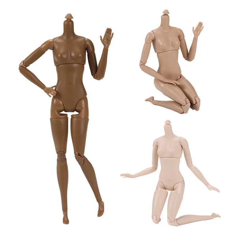 26cm 1/6 Scale BJD Doll, Super Flexible Female Action Figure with 22 Movable Joints, Nude Body Model for BJD Display Parts Oasis Select