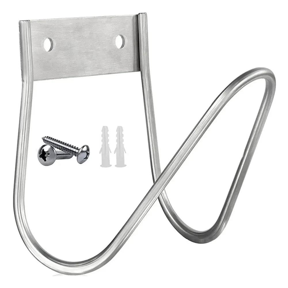 Stainless Steel Garden Hose Hanger Wall Mount Water Hose Holder Heavy Duty Hose Hook for Garden Garage Or Yard Storage Accessory Oasis Select