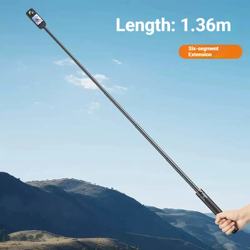 140cm Extendable Tripod Selfie Stick for Insta360 GoPro DJI