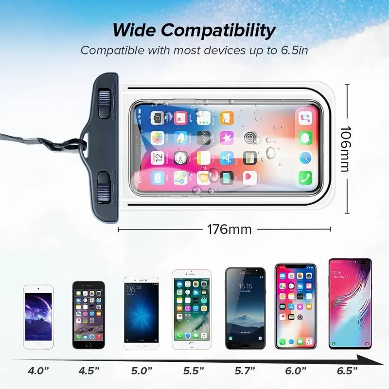 Outdoor Universal Waterproof Pouch Swimming Beach Dry Bag Case Cover Holder For Iphone Samsung Xiaomi Swim Waterproof Bag Oasis Select