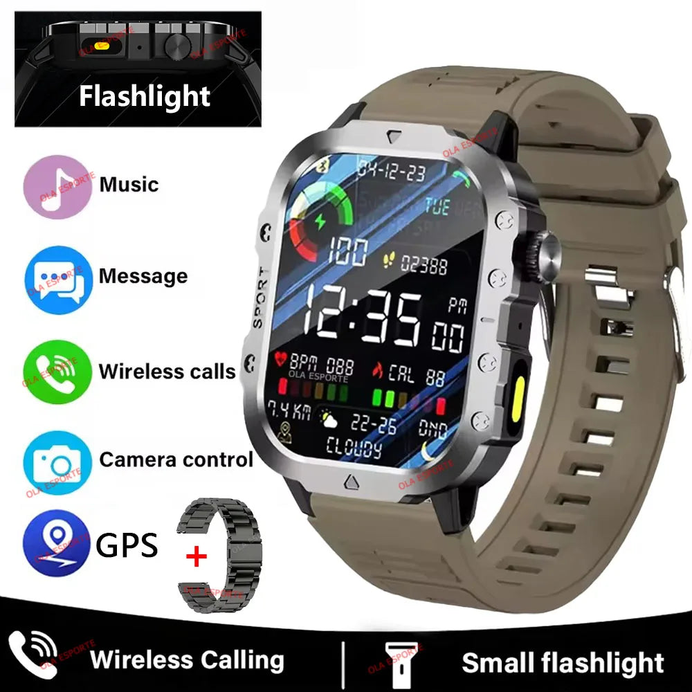 Ola Esporte GPS Smartwatch – ECG, Heart Rate & Bluetooth Call