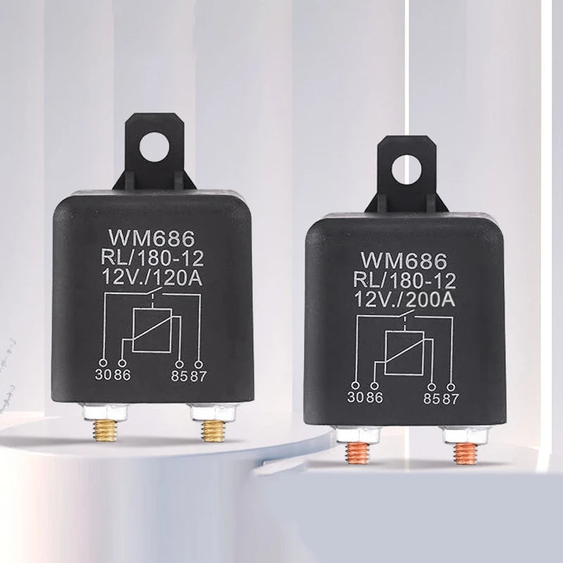 DC 12V 24V 100A 120A 200A WM686 Relay 4 Pin Normal Open Car Starter Relay For Battery ON/OFF Split Charge Relay Switch Oasis Select