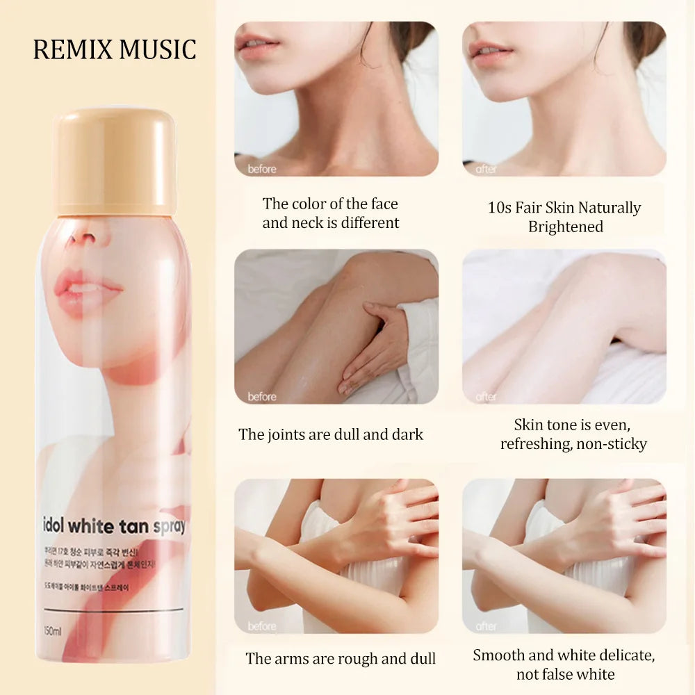 SPF50 ++ Universal Brightening Repair Moisturizing Body Whitening Spray Niacinamide Rubbing Mud Scrub Sea Salt Exfoliating Gel Oasis Select