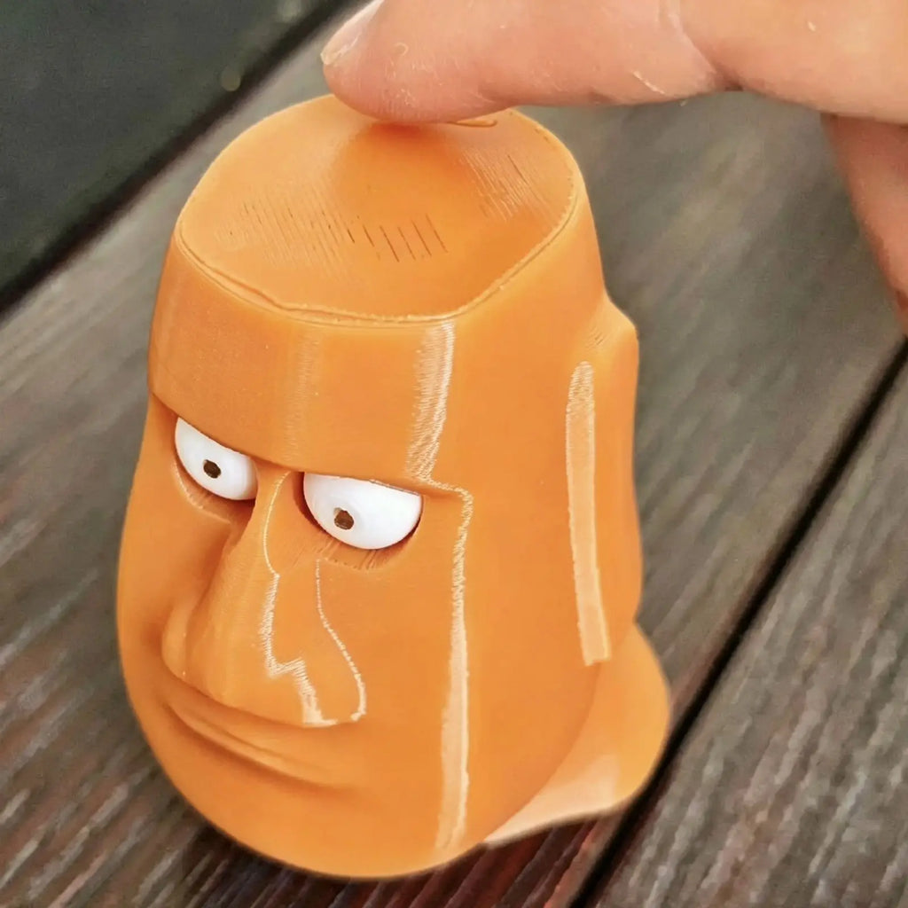3D Printing Fun Staring Dolls Creative Desktop Ornaments Cute Funny Home Decorations Prank Ornament Home Decor Oasis Select Orange