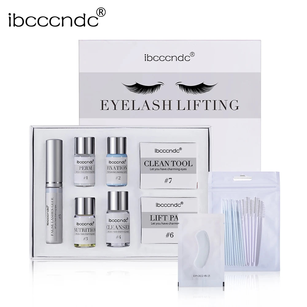 Ibcccndc Lash Lift Kit Lamination Of Eyelashes Lifting Eyelash Perming Kit Beauty Salon Home Use Eye Lash Curling Lift Pad Tools Oasis Select as show
