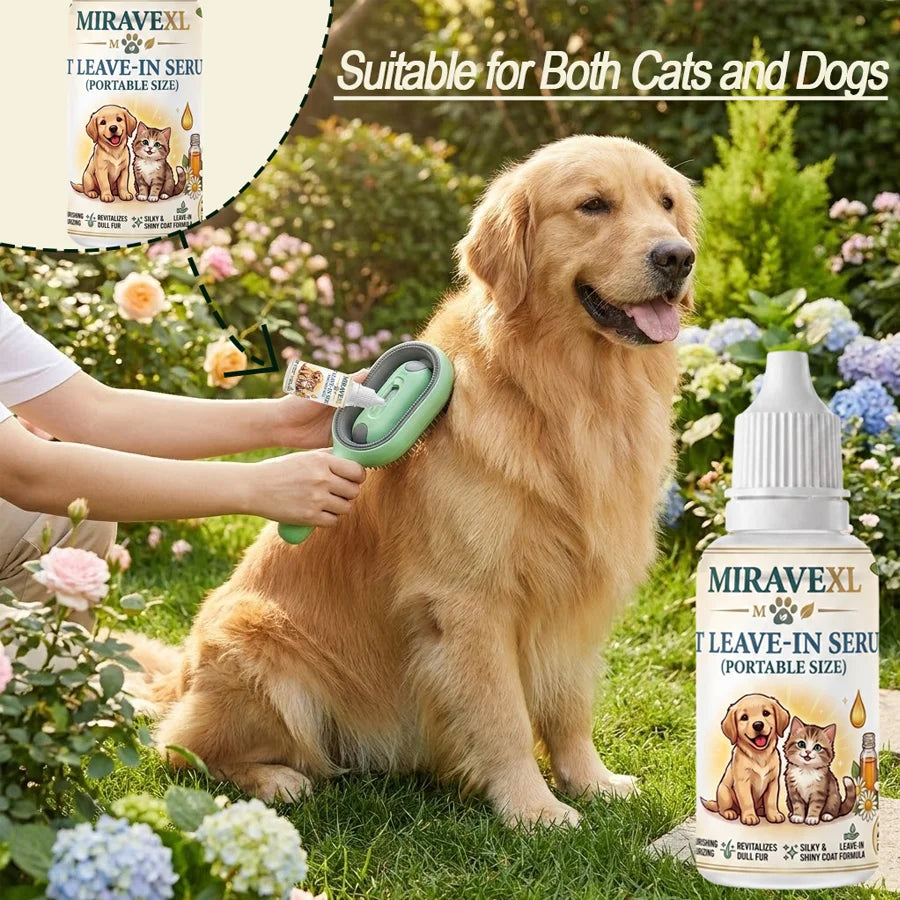 20ML Dog Cat Waterless Cleansing Serum Pet Leave-in Essence Deodorant Dry Shampoo Coat Grooming Conditioner Bath Supplies Oasis Select