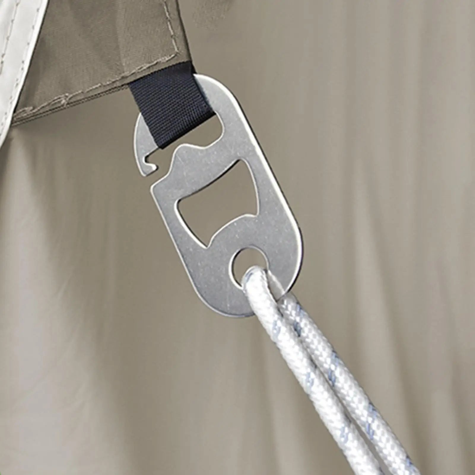 Tent Canopy Adjustment Buckle Sunshade Fixing Buckle Hook Bottle Opener High-Strength Wind Rope Cord Adjuster Multifunctional Oasis Select
