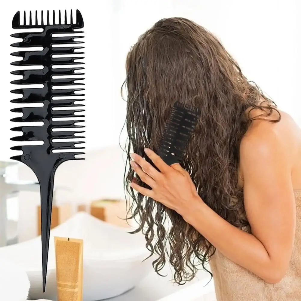 Fishbone Tail Hair Highlighting & Sectioning Comb | Salon Use Hair Highlighting Comb Oasis Select