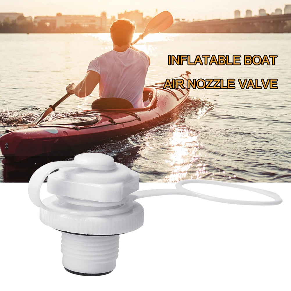 Air Valve Nozzle Caps Plug for Inflatable Boat Kayak Raft Airbed Pump Adapter Oasis Select
