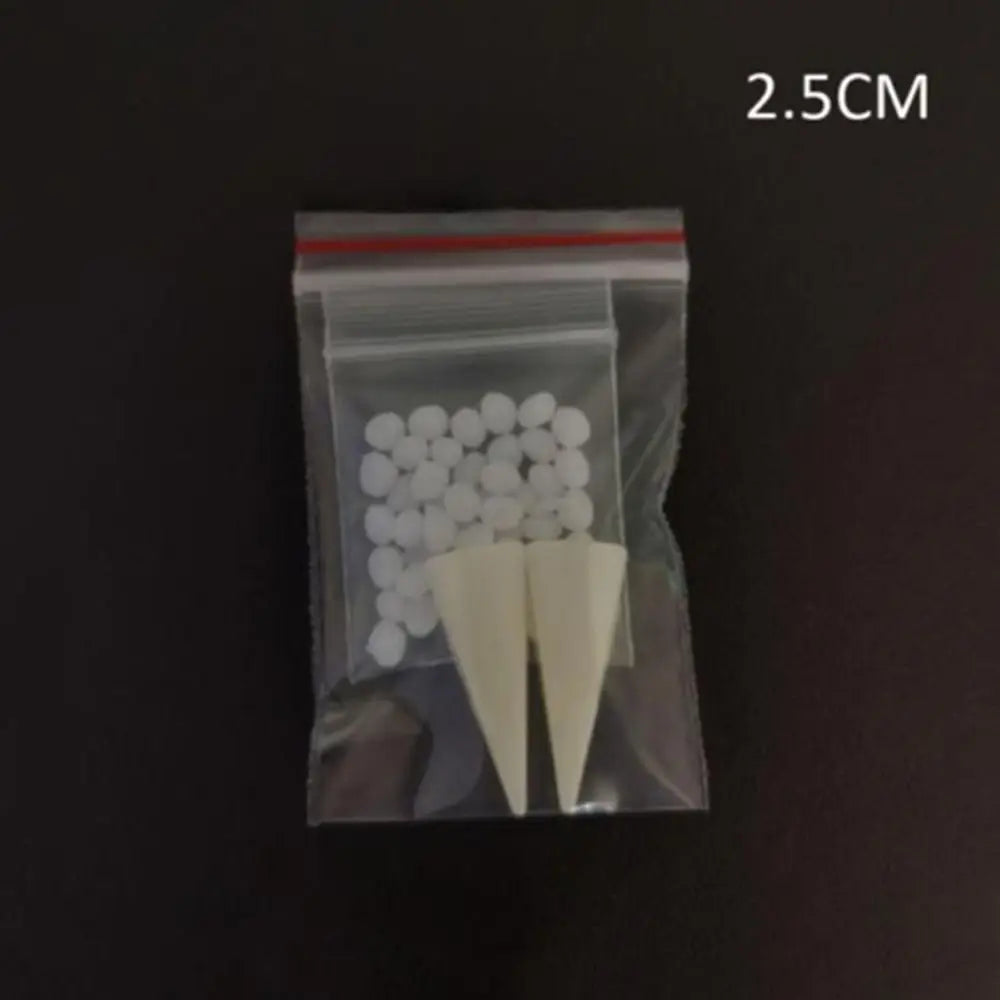 Resin Vampire Fangs with Adhesive – Halloween Fake Teeth DIY