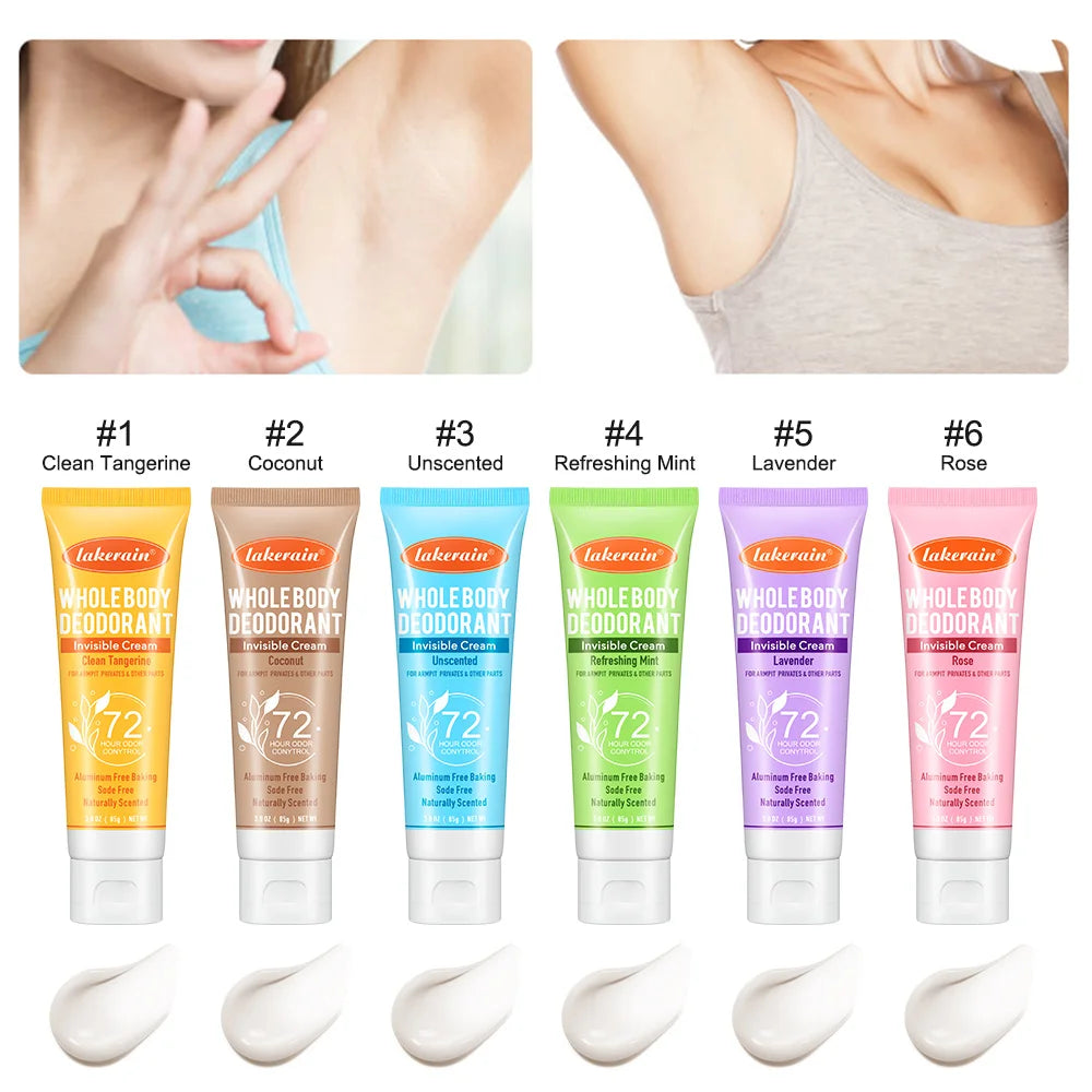 Body Deodorant Cream 72 Hours Cream Body Deodorant Fruit Scented Deodorant Long Lasting Fragrance Oder Control Aroma Perfume Oasis Select