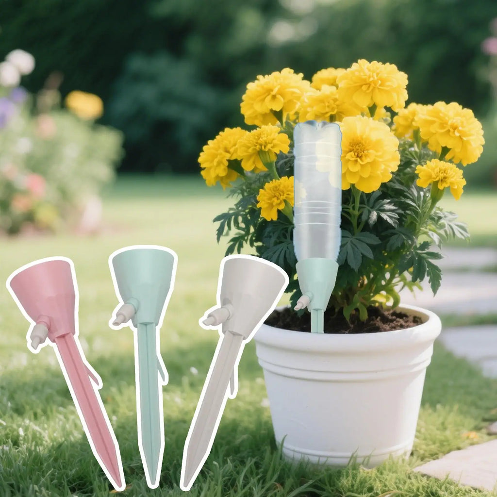 3/6Pcs Adjustable Drip Irrigation System Automatic Self Watering Spikes For Plants Indoor Outdoor Potted Plants Irrigation Oasis Select