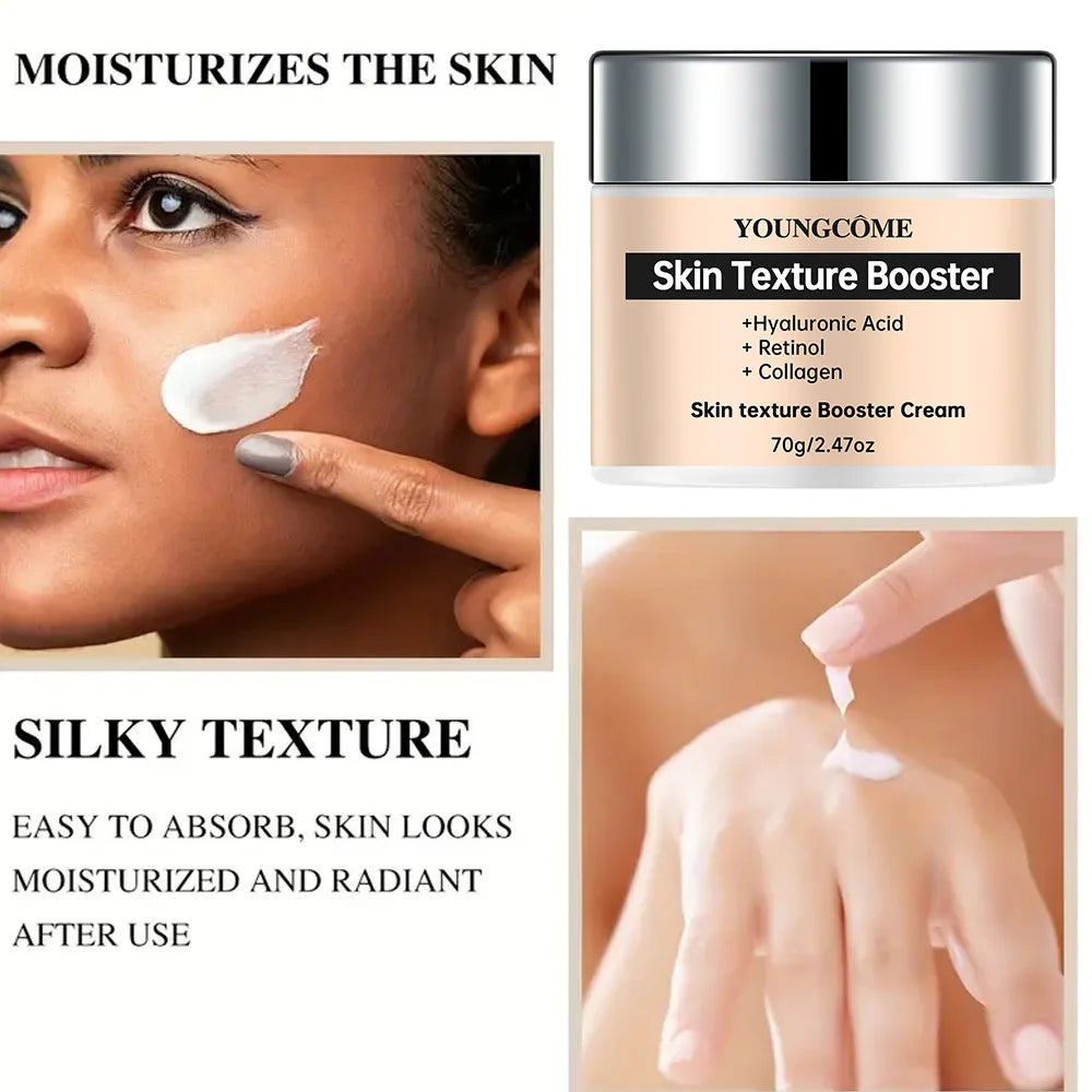 YOUNGCOME Skin Texture Booster Cream – Hyaluronic Acid & Retinol