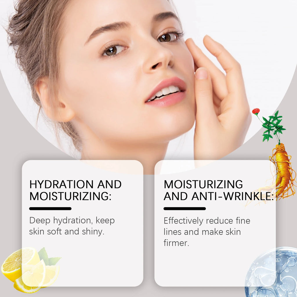 EELHOE Ginseng Face Essence Anti-Wrinkle Firming Serum 30ml Face Serum Essence Oasis Select