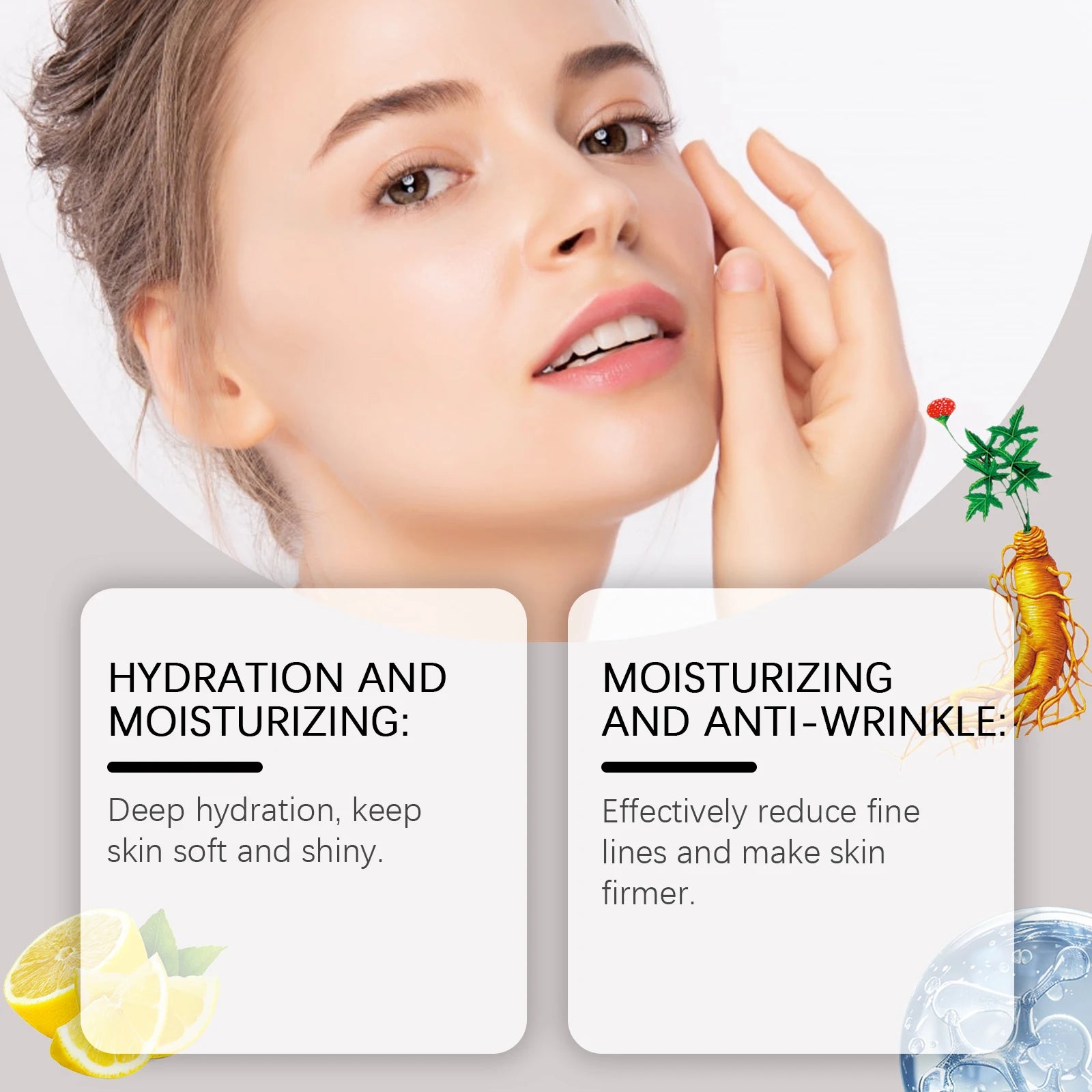 EELHOE Ginseng Face Essence Anti-Wrinkle Firming Serum 30ml Face Serum Essence Oasis Select