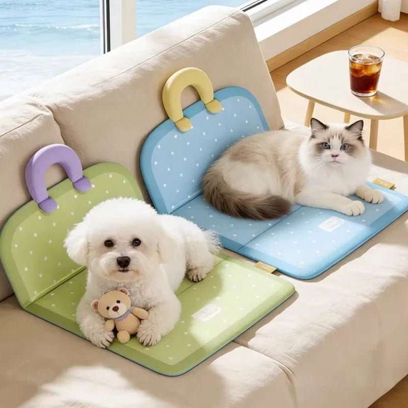 Pet Summer Cooling Mat, Breathable Mesh Design | Made with Sweat-Absorbent Material,Suitable for Small,Medium, and Large Pet Dog Oasis Select