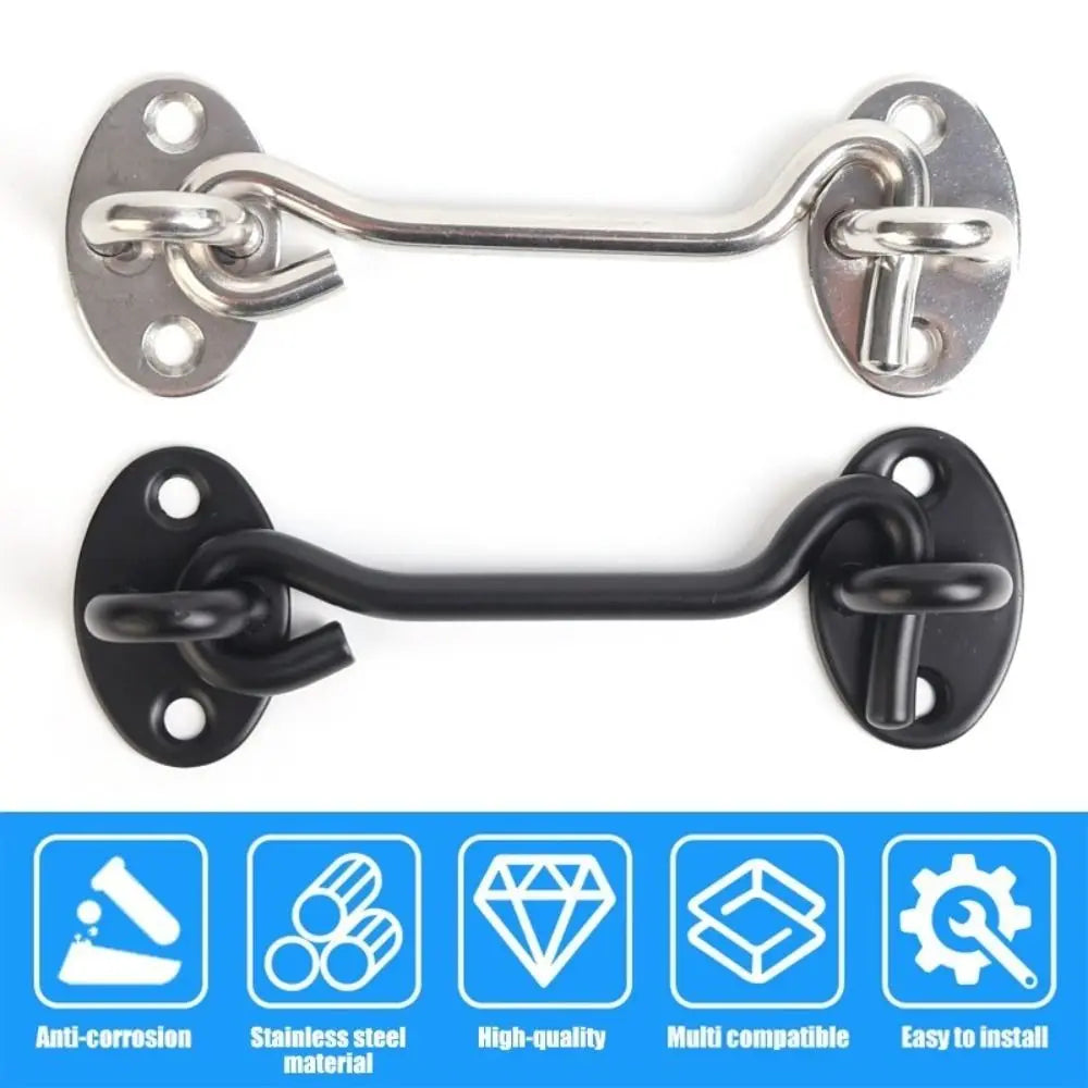 Stainless Steel Safety Door Bolt Silent Latch with Screws
