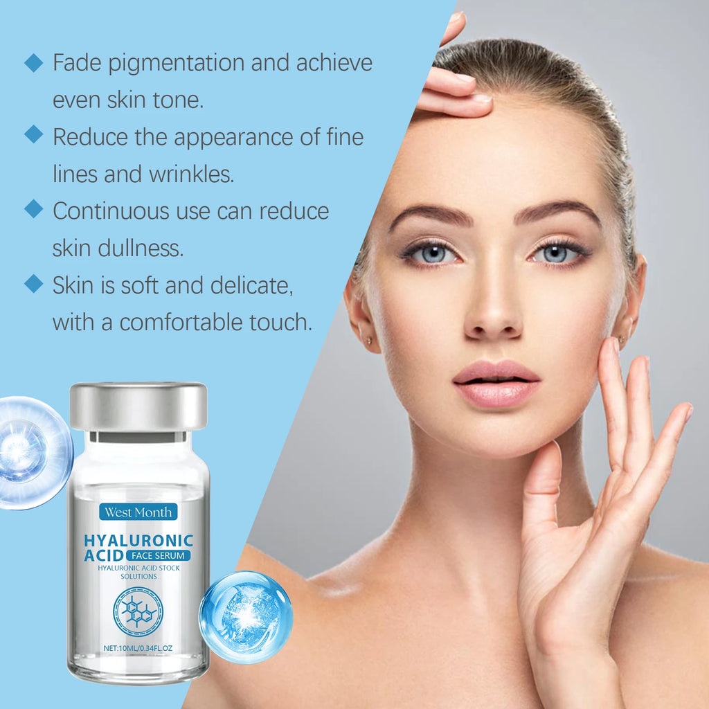 Hyaluronic Acid Facial Serum Deeply Moisturizing Lighten Shrinking Pores Improve Dryness Nourishing Smooth Repair Skin Essence Oasis Select