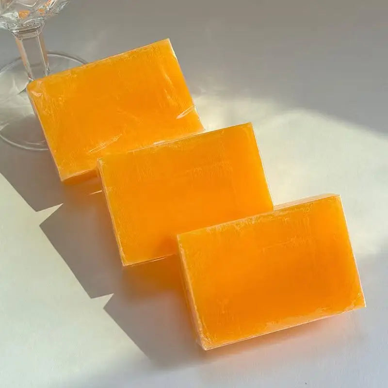 3pcs Ginger Soap Papaya Soap Lemon Soap, used for washing your face and bathing, suitable for all skin types, universal for men Oasis Select