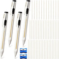 2026-WISH White Chalk Pencil(56Pcs) Tailors Fabric Chalk Pencil Set With Refills For Quilting, For Sewing Dressmaking DIY Crafts Oasis Select White