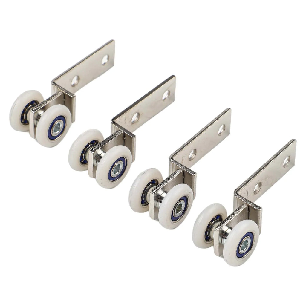 2/4pcs Sliding Door Pulley Hanging Track Pulley Block For Smooth Sliding Door Cabinets Roller Curtain Accessories Bearing Wheel Oasis Select B 4PCS