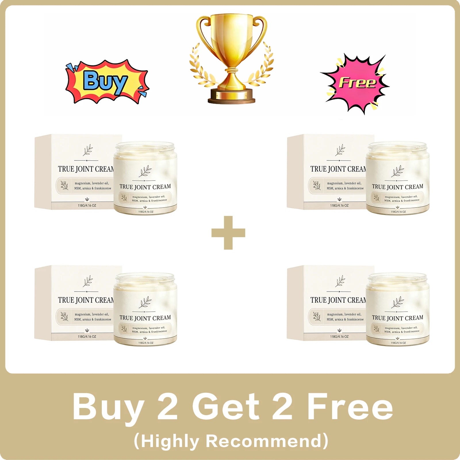 Joint Care Massage Ointment – Neck, Shoulder & Knee | 118g