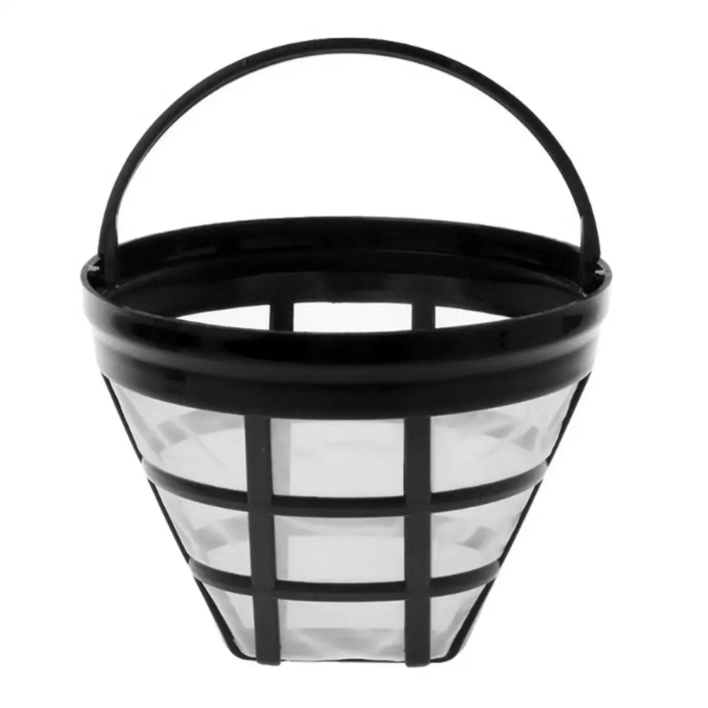 Reusable Coffee Filters Coffee Maker Basket Filter Cone Coffee Filters Filters Fit Most 8-12 Cup Basket Drip Coffee Machine Oasis Select black