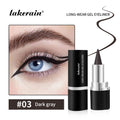 Lakerain Long-lasting Gel Eyeliner Soft Waterproof And Sweat-proof Matte Black Silver Brown Eye Liner Pen Makeup Cosmetic Oasis Select 3 Dark Gray