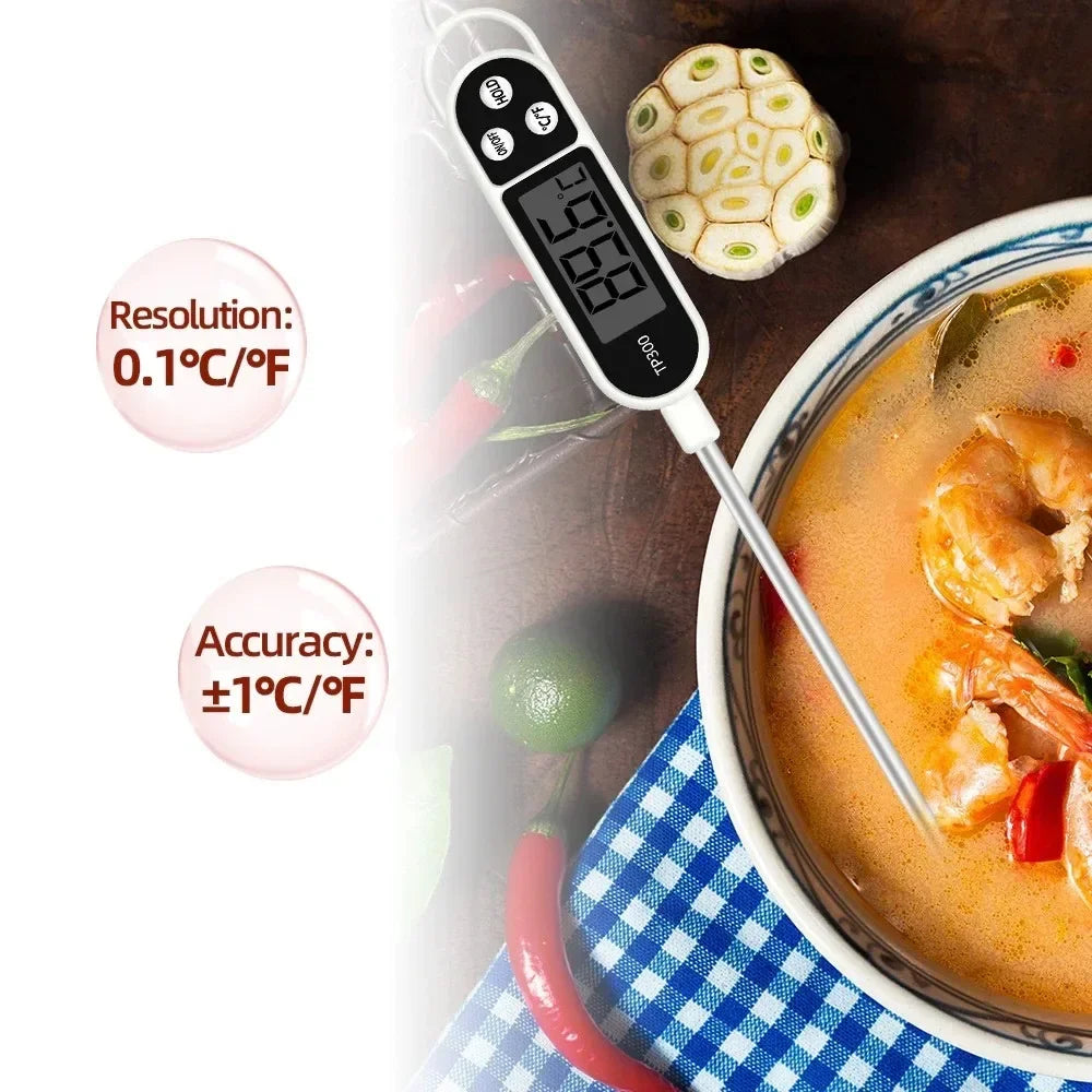 Food Thermometer TP300 Digital Kitchen Water Oil Thermometer for Meat Cooking Food Probe BBQ Electronic Oven Kitchen Tools Oasis Select