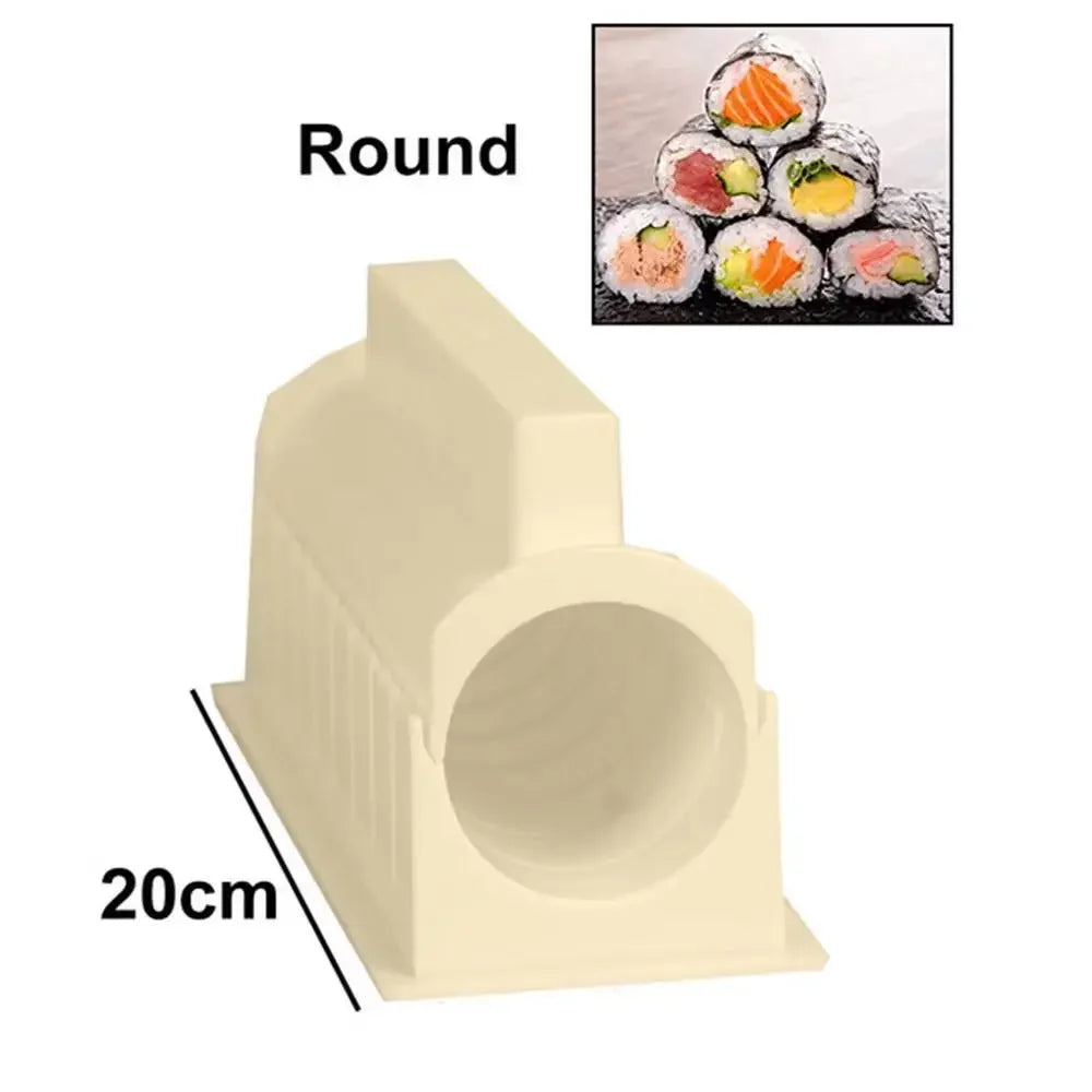 Sushi Making Kit Japanese Rice Ball Cake Roll Mold DIY Home Sushi Making Tool Plastic Kitchen Sushi Maker Tools Set Oasis Select Circle