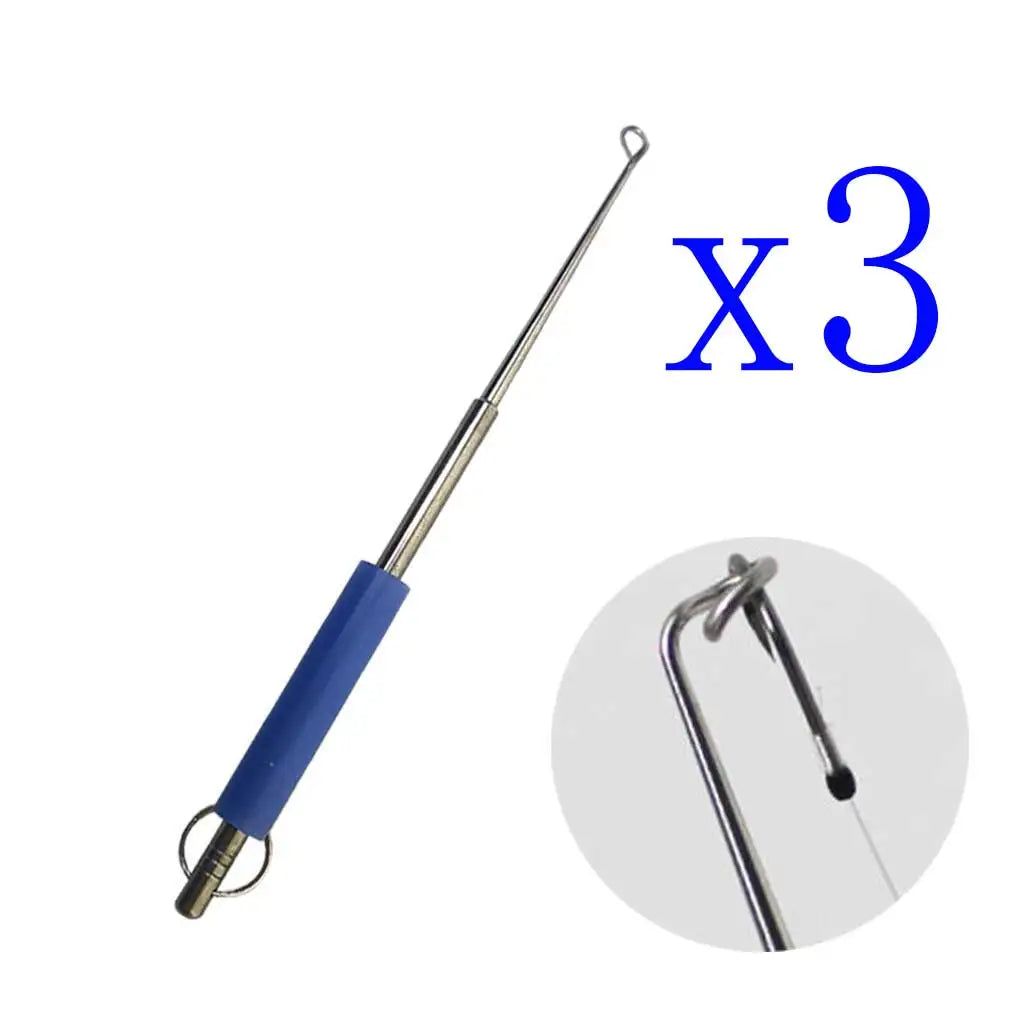 3-Pack Stainless Steel Fish Hook Remover Fishing Hook Disgorger Safe Hook Tool for Small fishhook Oasis Select