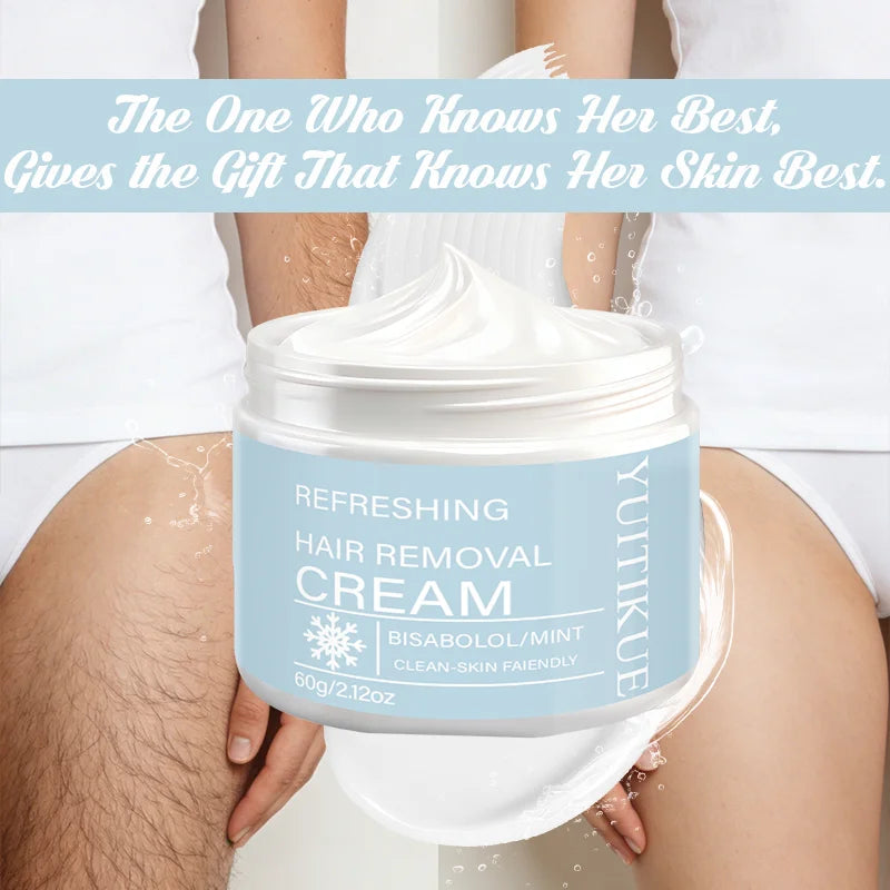 YUITIKUE Mint Hair Removal Cream – Painless & Smooth