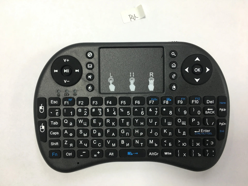 Mini Wireless RGB Backlit Keyboard Air Mouse Touchpad | TV Box