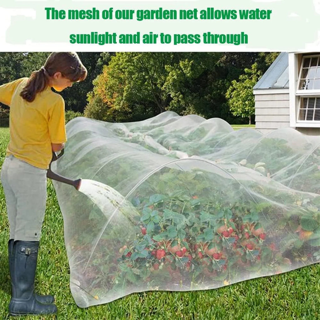 7×100FT Ultra Fine Garden Mesh Netting Pest Barrier Plant Cover Garden Pest Netting Oasis Select