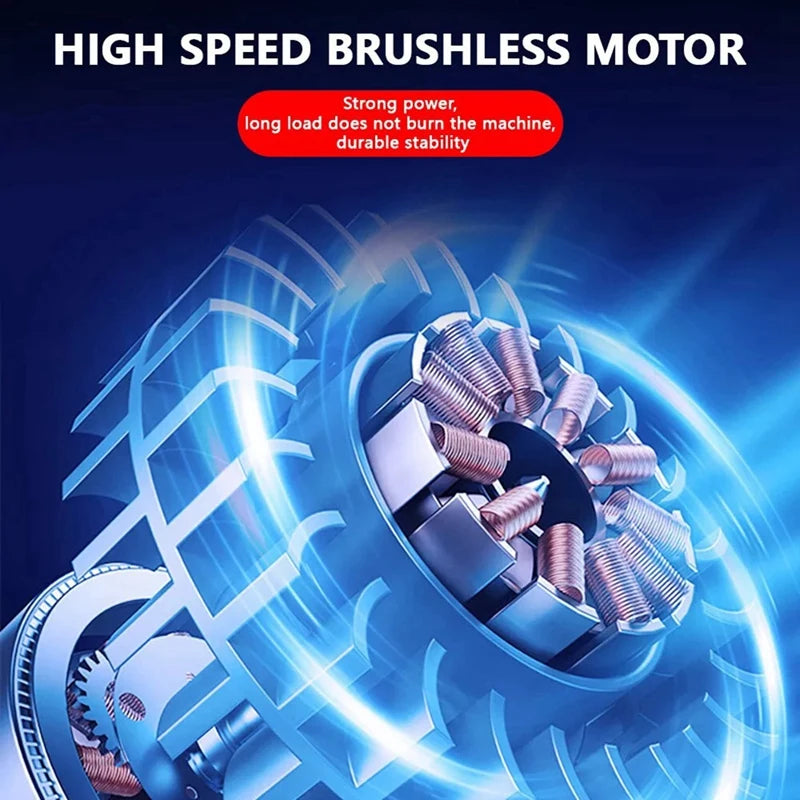 WISH Mini Air Blower Handheld Electric Turbo Jet Fan 40MM Brushless Motor Violent Blower Wind Speed 56M/S Industrial Duct Fan Oasis Select