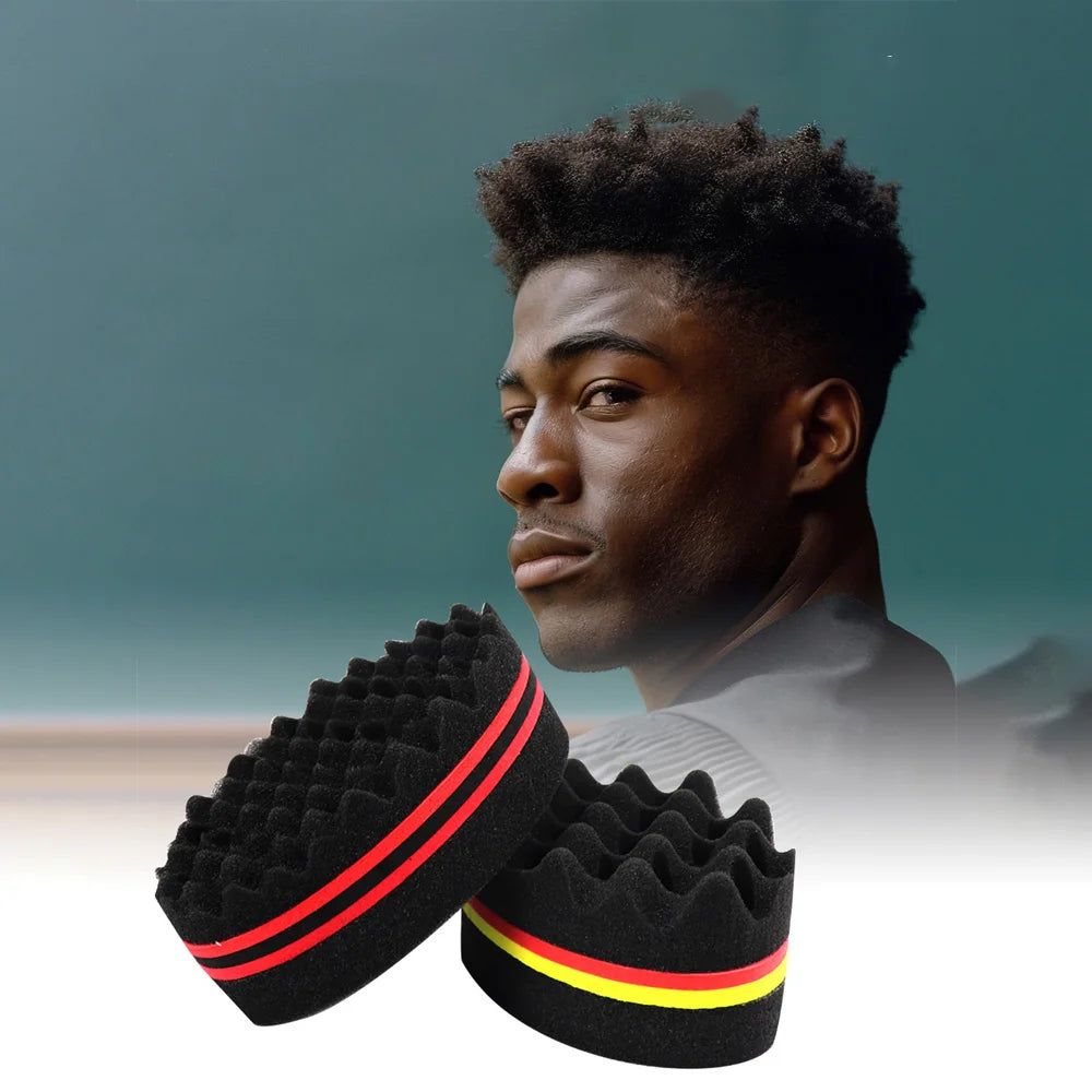 Afro Twist Sponge For Curly Hair Black Men Professional Styling Tool For Natural Coils And Waves Hair Brush Oasis Select