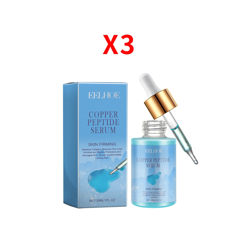 Eelhoe Copper Peptide Face Serum – Fine Lines & Repair 30ml Copper Peptide Serum Oasis Select 3pcs