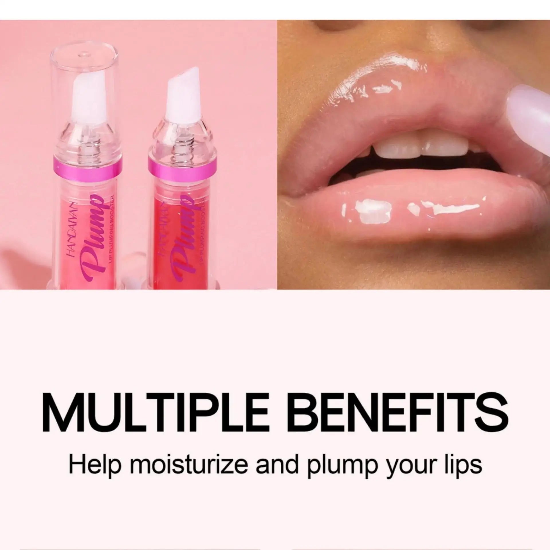 HANDAYAN 6-Color Lip Plumping Gloss – Honey Oil & Vitamin E Set