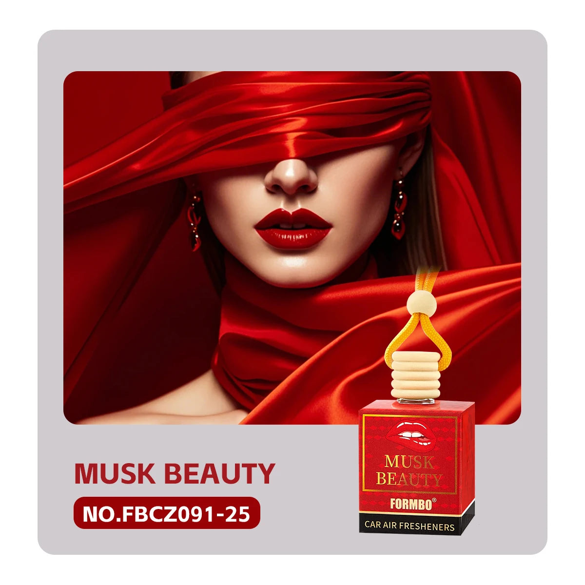 FORMBO Car Air Freshener – Lasting Fragrance & Deodorizer Car Air Freshener Oasis Select 091 MUSK BEAUTY