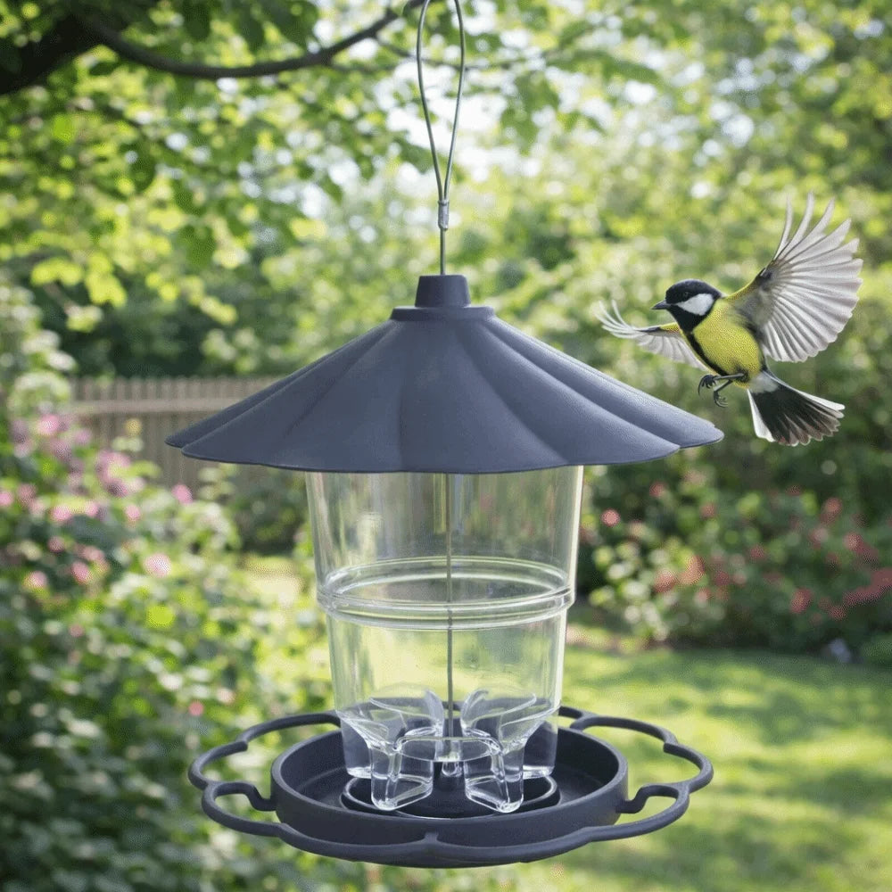 Gazebo Hanging Wild Bird Feeder – Large Capacity & Waterproof