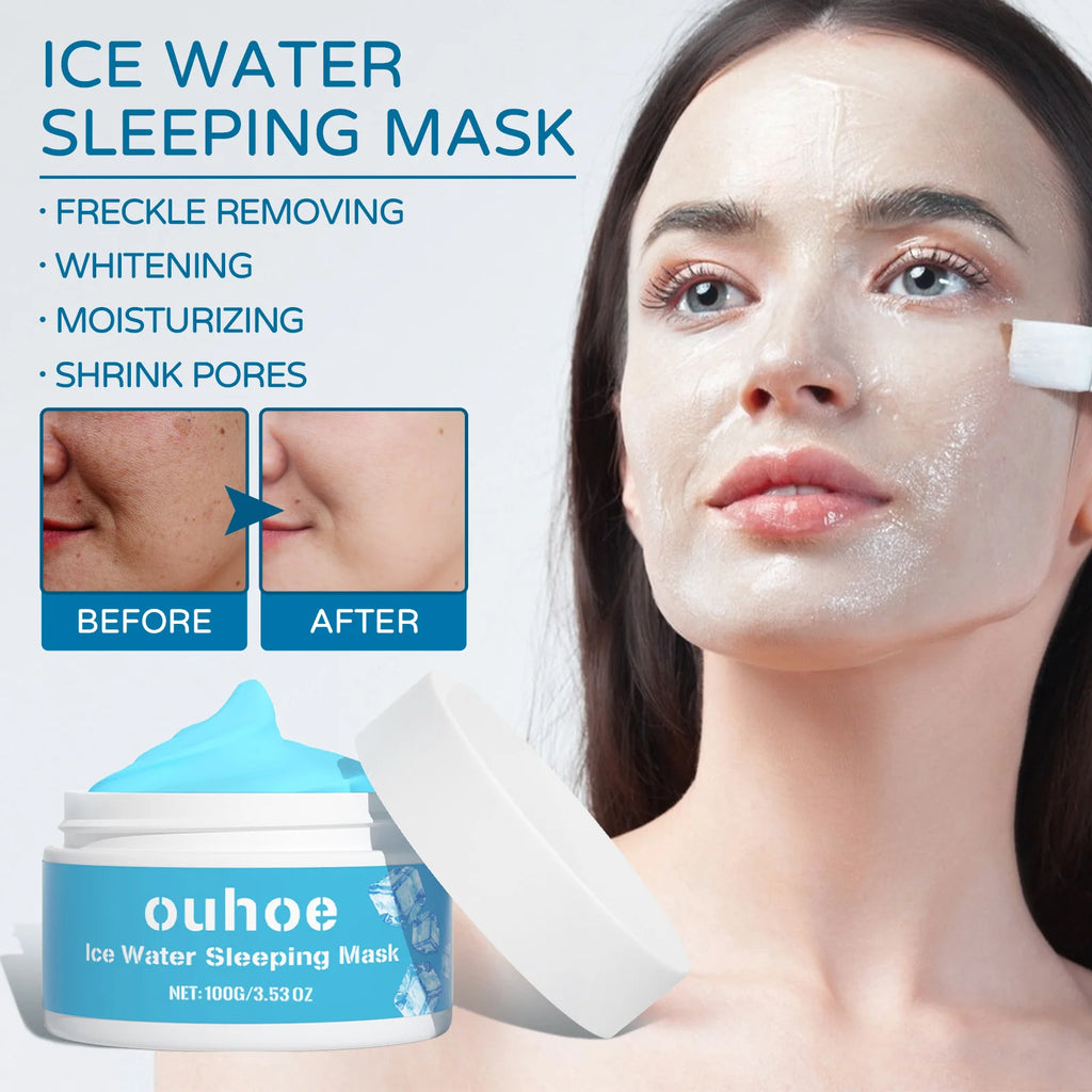 Ouhoe Sleeping Mask – Fade Dark Spots, Hydrate & Anti-Aging 100g Sleeping Face Mask Oasis Select